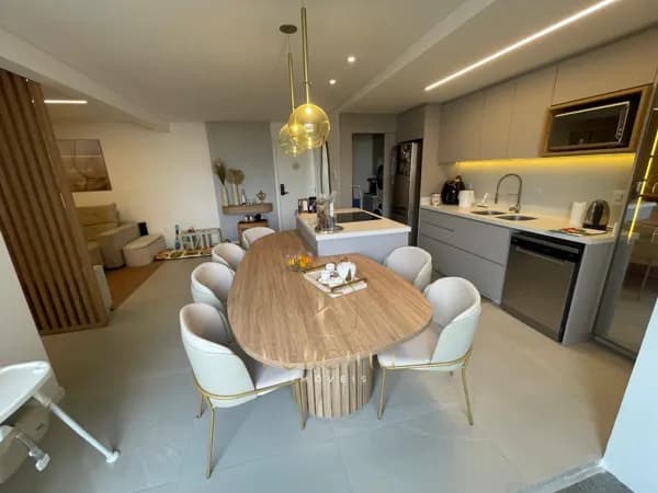 Apartamento mobiliado e decorado, 03 dormitorios sendo uma suite na Pedra Branca