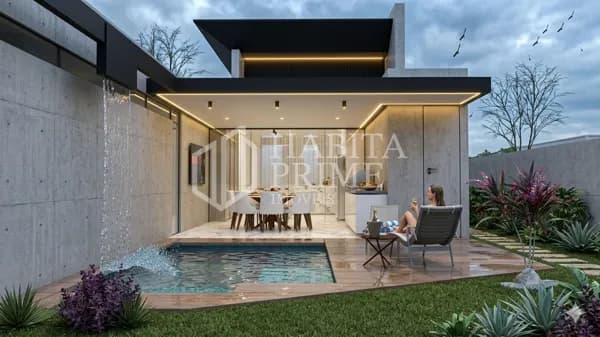 Casa térrea de alto padrão no Quintas da Colina I com 4 suítes e terreno exclusivo em Caruaru
