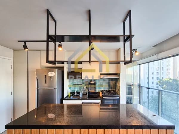 Apartamento mobiliado no Upper Brooklin - Estação metro Brooklin - Brooklin São Paulo