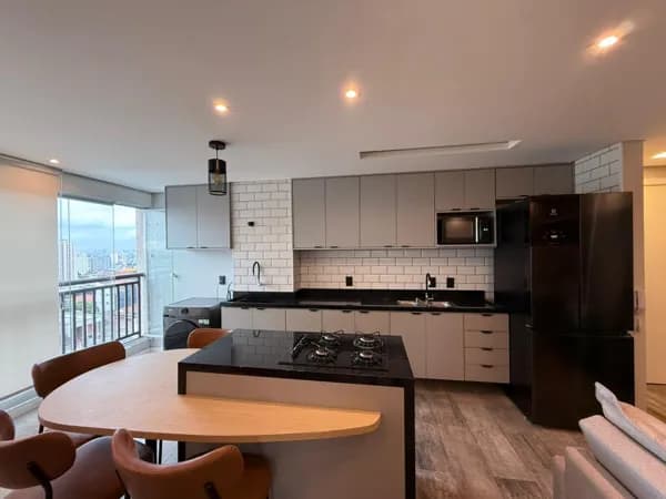 Apartamento mobiliado para alugar Guarulhos (Picanço) - 2 Dorms. 1 vaga
