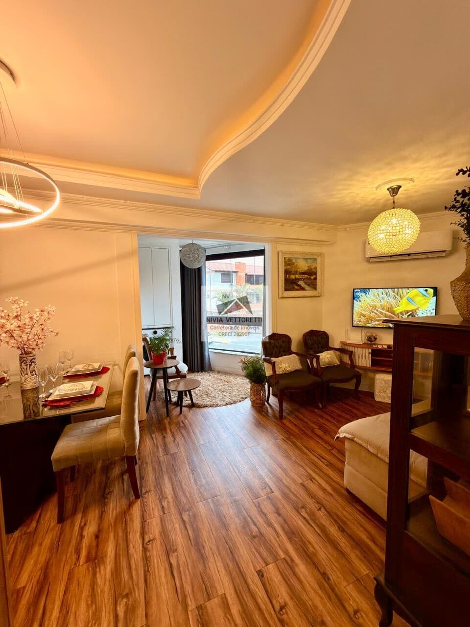 Apartamento mobiliado 2 dormitórios vista mar!