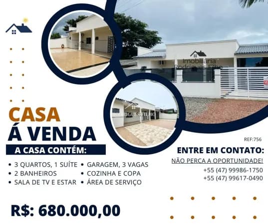 Casa em São Jose, Itapoá/SC