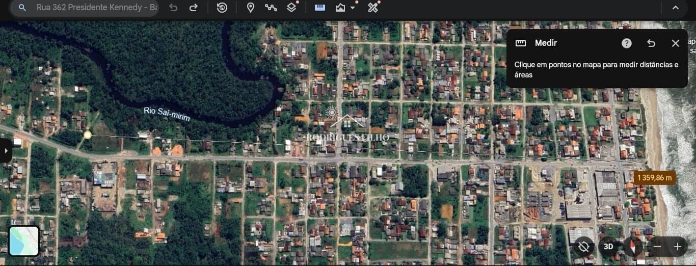 Terreno a poucos metros da chegada pela estrada Cornelsen