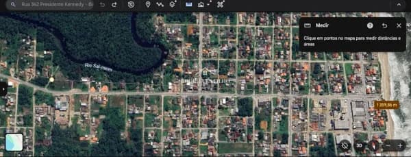 Terreno a poucos metros da chegada pela estrada Cornelsen
