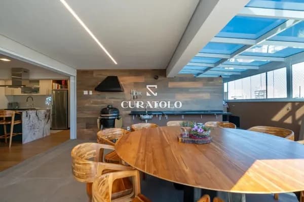 Apartamento alto padrão à venda com 169 m², 2 quartos, espaço gourmet e 2 vagas, Vila Romana, São Paulo.