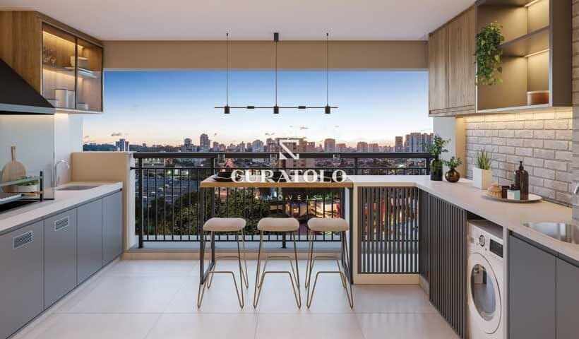 Apartamento à venda com 69 m², 2 quartos, varanda e vaga, Mooca, São Paulo. (DATA DE ENTREGA PREVISTA PARA 01/2027)