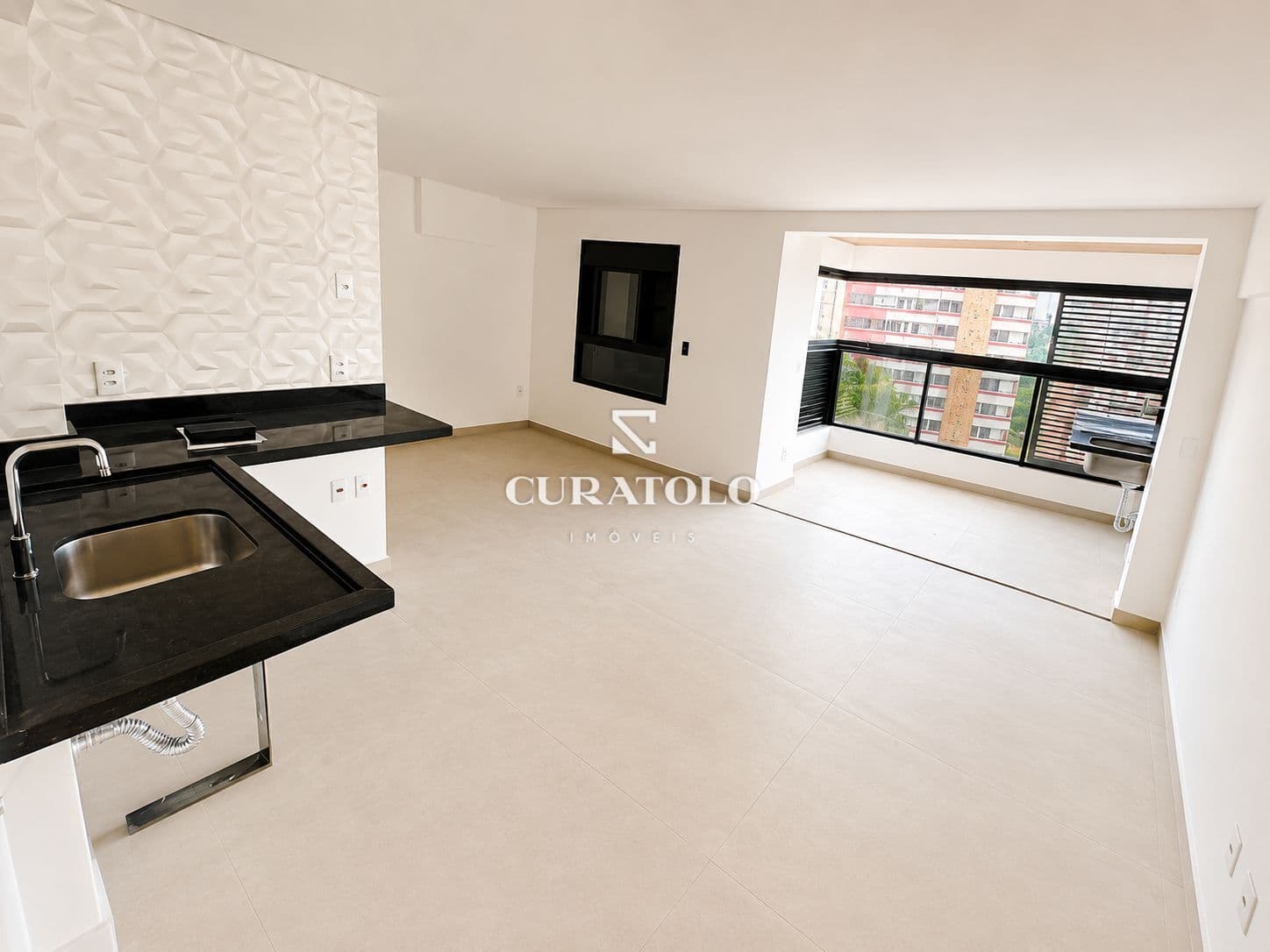 Apartamento à venda com 41 m², 1 quarto, varanda gourmet e vaga no Jardim, Santo André.