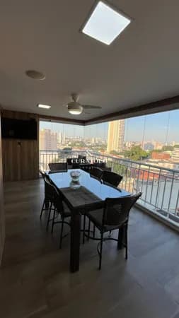 Apartamento à venda com 123 m², 3 quartos, varanda gourmet e 2 vagas, Chácara Califórnia, São Paulo.