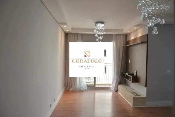 Apartamento à venda com 67m², 3 quartos, varanda e vaga na Vila Homero Thon, Santo André.