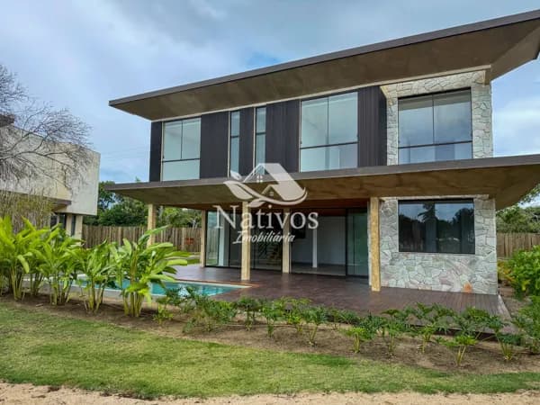 Casa de Alto Padrão com vista para o mar | 300 m² | 4 Suítes | Alma Aramis – Praia do Cassange, Maraú/BA