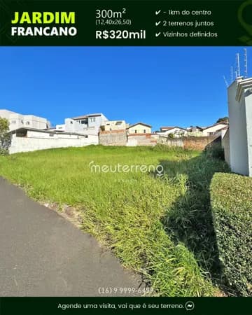 Terreno à venda - 300m² no Jardim Francano / Higienópolis