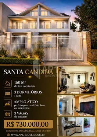 Sobrado em Curitiba - Santa Cândida