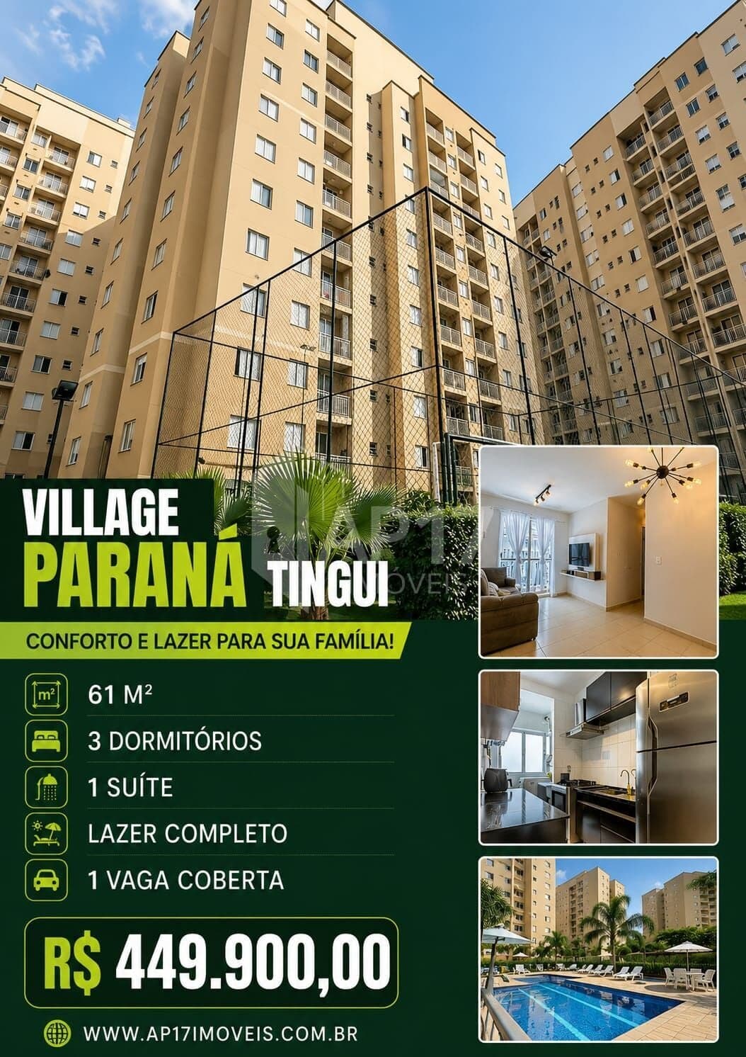 Apartamento em Curitiba - Tingui
