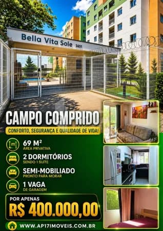 Apartamento em Curitiba - Campo Comprido