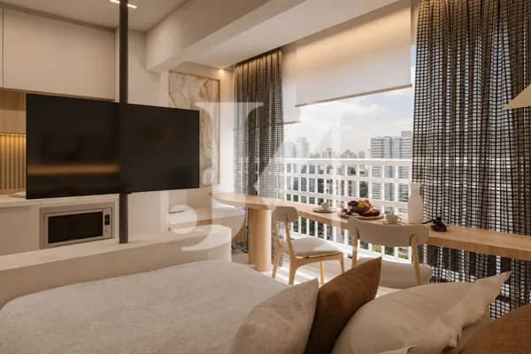 Apartamento Studio de 25m², 1 Dormitórios no Condomínio Raízes Premium Mooca - Mooca 🏢
