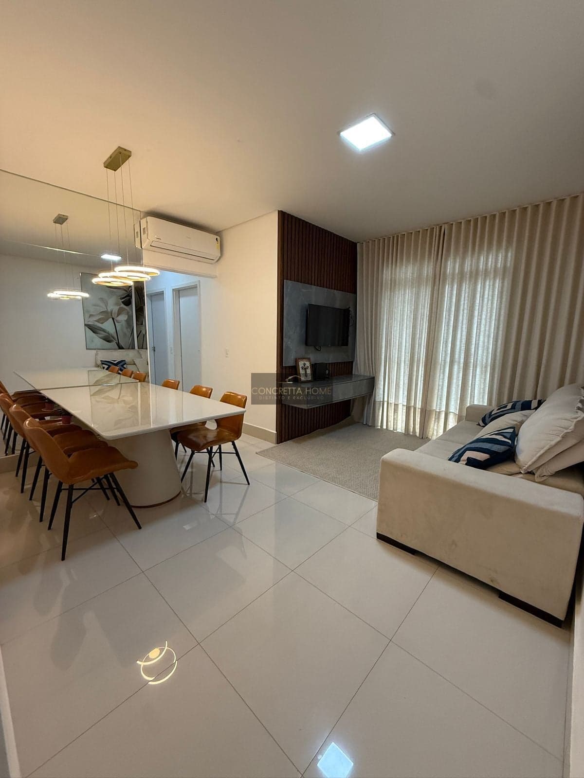 Apartamento Porteira Fechada" no Jardim Beira Rio – 3 Qts (1 Suíte), Mobiliado e Climatizado