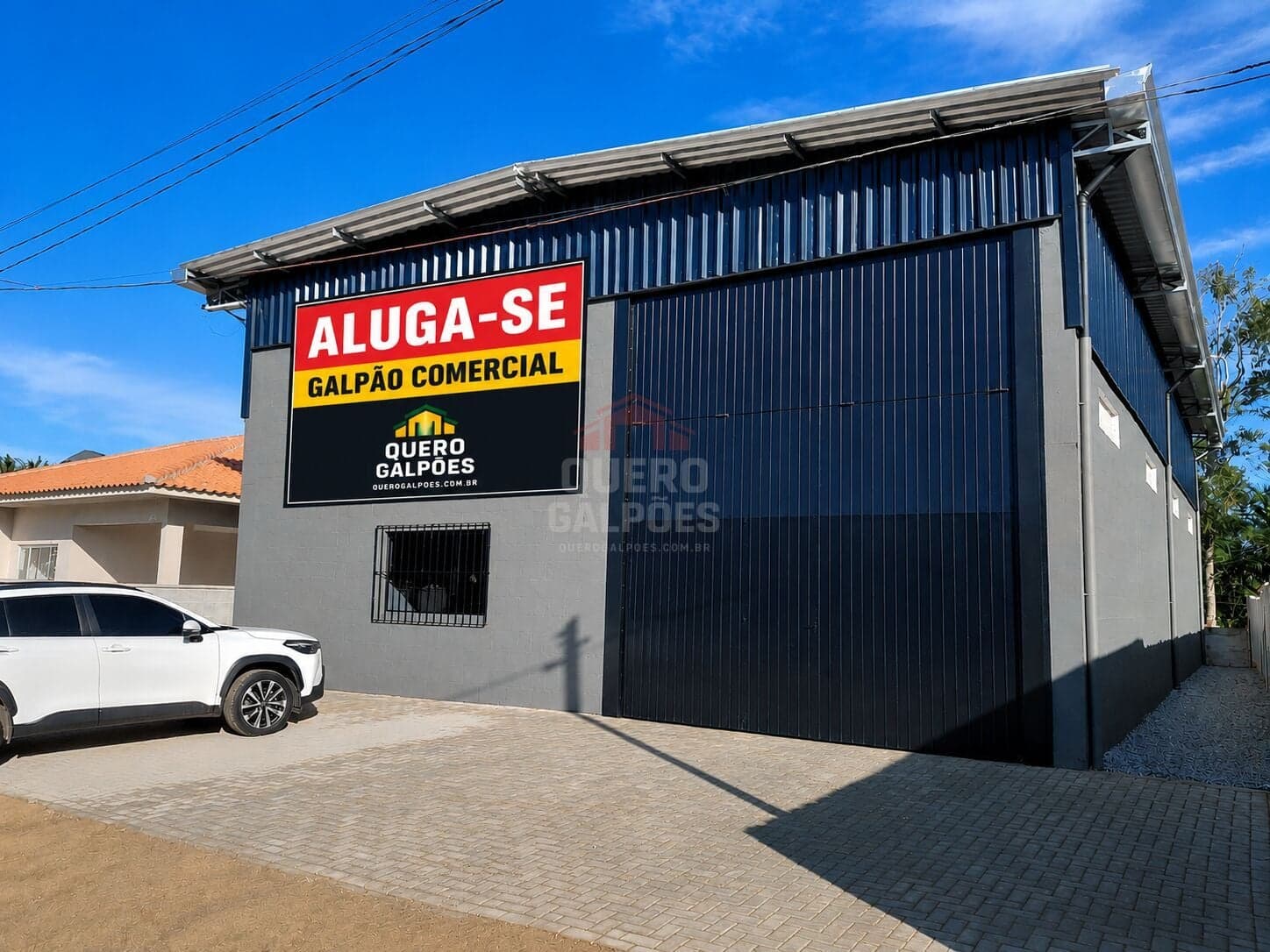 221 m² | ALUGA-SE GALPÃO NOVO EM SANTO AMARO DA IMPERATRIZ/SC