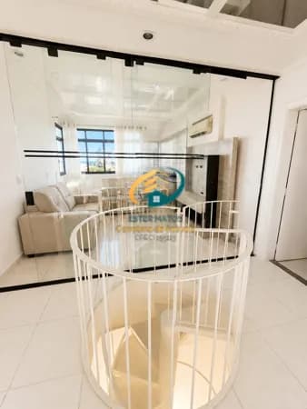 Cobertura Duplex Mobiliada– Praia do Tombo, Guarujá (Locação Anual)