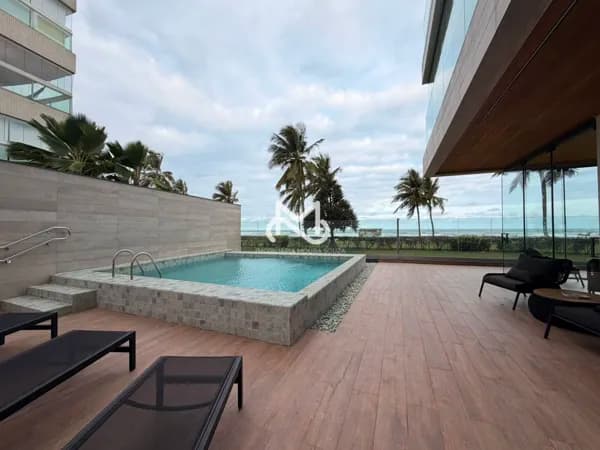 Apartamento frente mar no módulo 07 em Riviera de São Lourenço