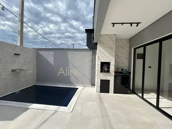 Casa nova e moderna com suíte, piscina e acabamento de alto padrão à venda em Peruíbe