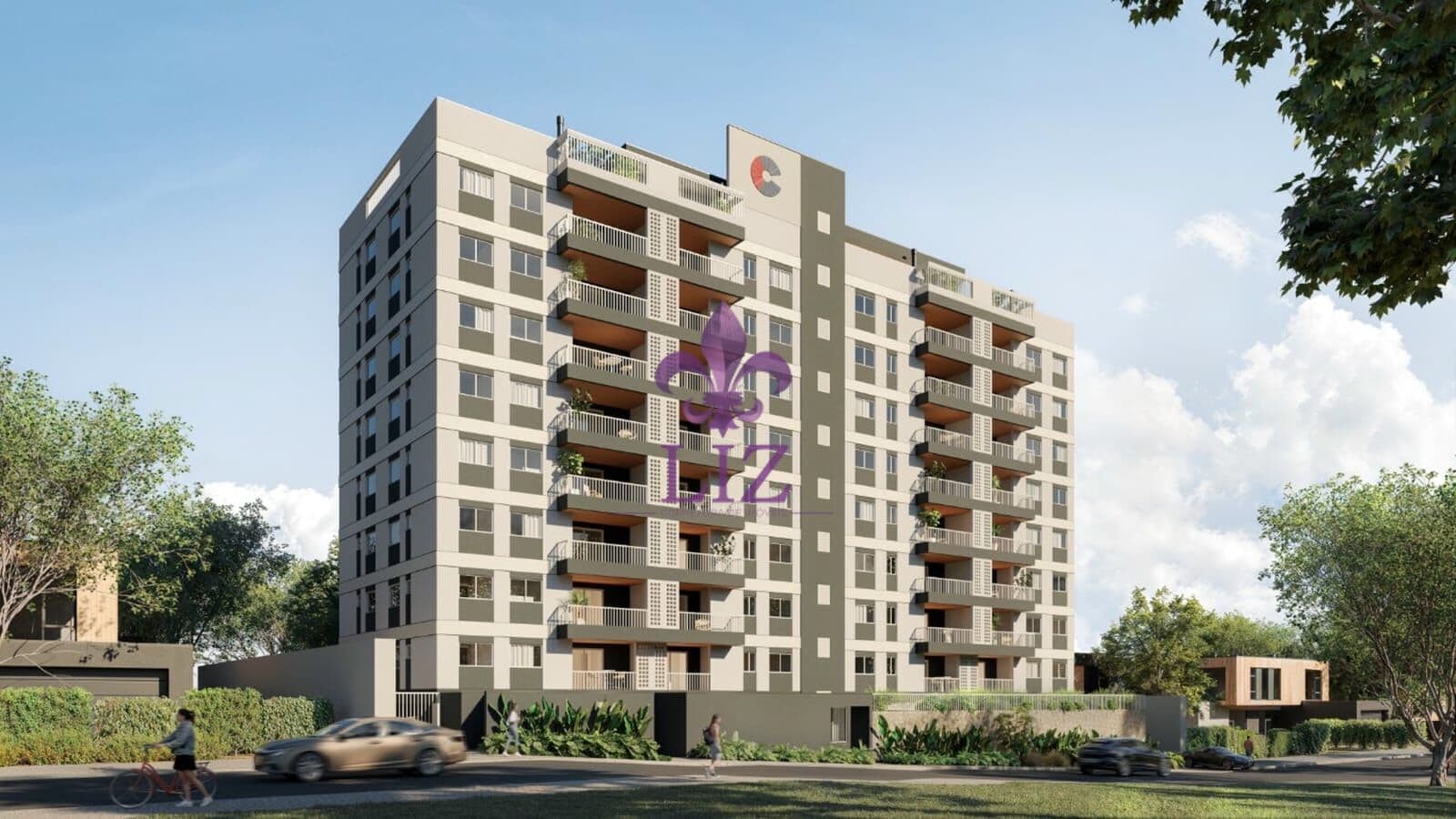 Apartamentos na planta com 2 e 3 dormitórios no Boa Vista