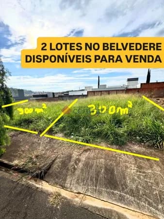Lote disponivel para VENDA no Belvedere em Patrocinio MG
