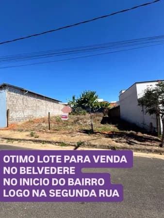Terreno Lote para VENDA no Belvedere em Patrocinio MG