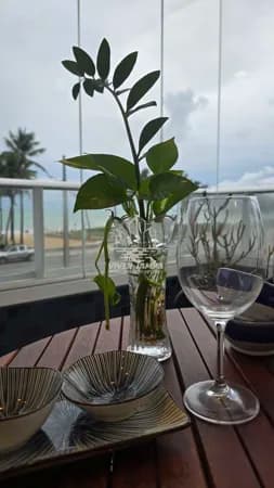 frente mar mobiliado e decorado. LINDO!!!
