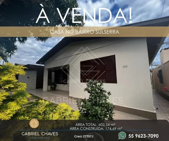 Casa em Sulserra, Três Passos/RS