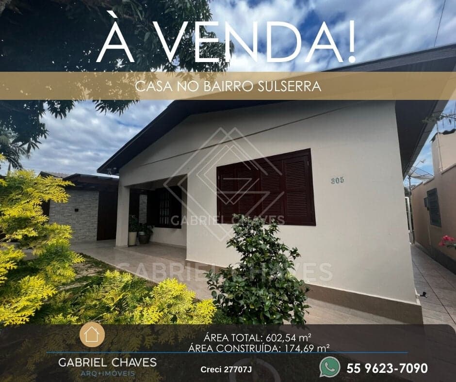 Casa em Sulserra, Três Passos/RS