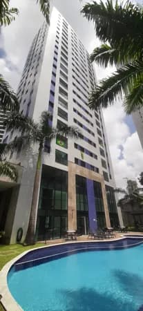 ROSARINHO 32 M2 EXCELENTE LOCALIZAÇÃO TOTALMENTE MOBILIADO SALA 1 QUARTO (SUÍTE) ANDAR ALTO LAZER COMPLETO