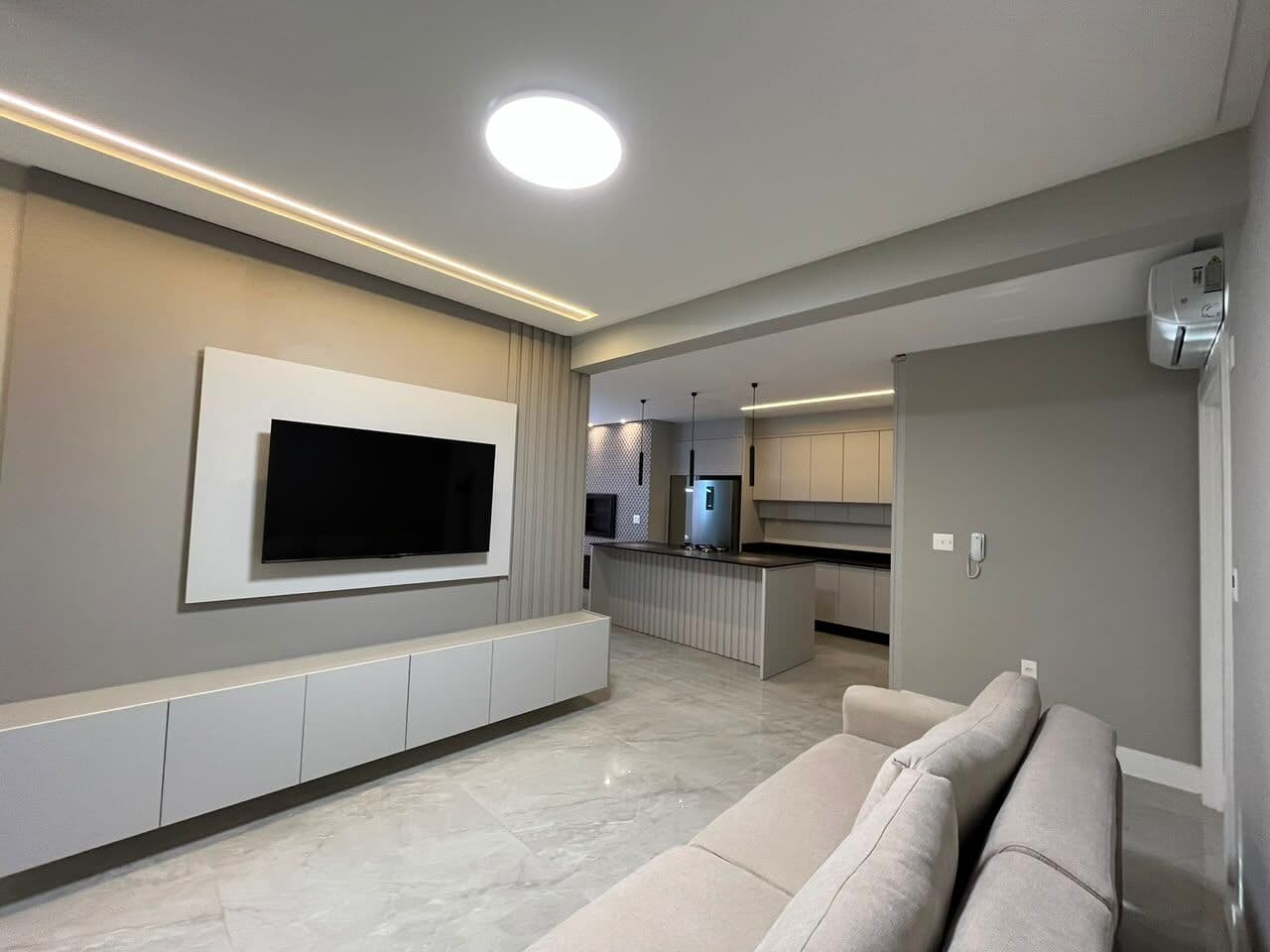 Apartamento com vista para o mar de 2 suítes à venda em Porto Belo