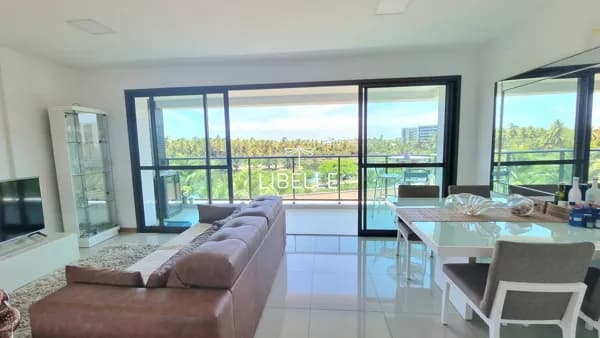 Apartamento Semimobiliado à Venda - 4 Suítes - 127 m² - Condomínio Clube Paradiso - Reserva do Paiva - PE