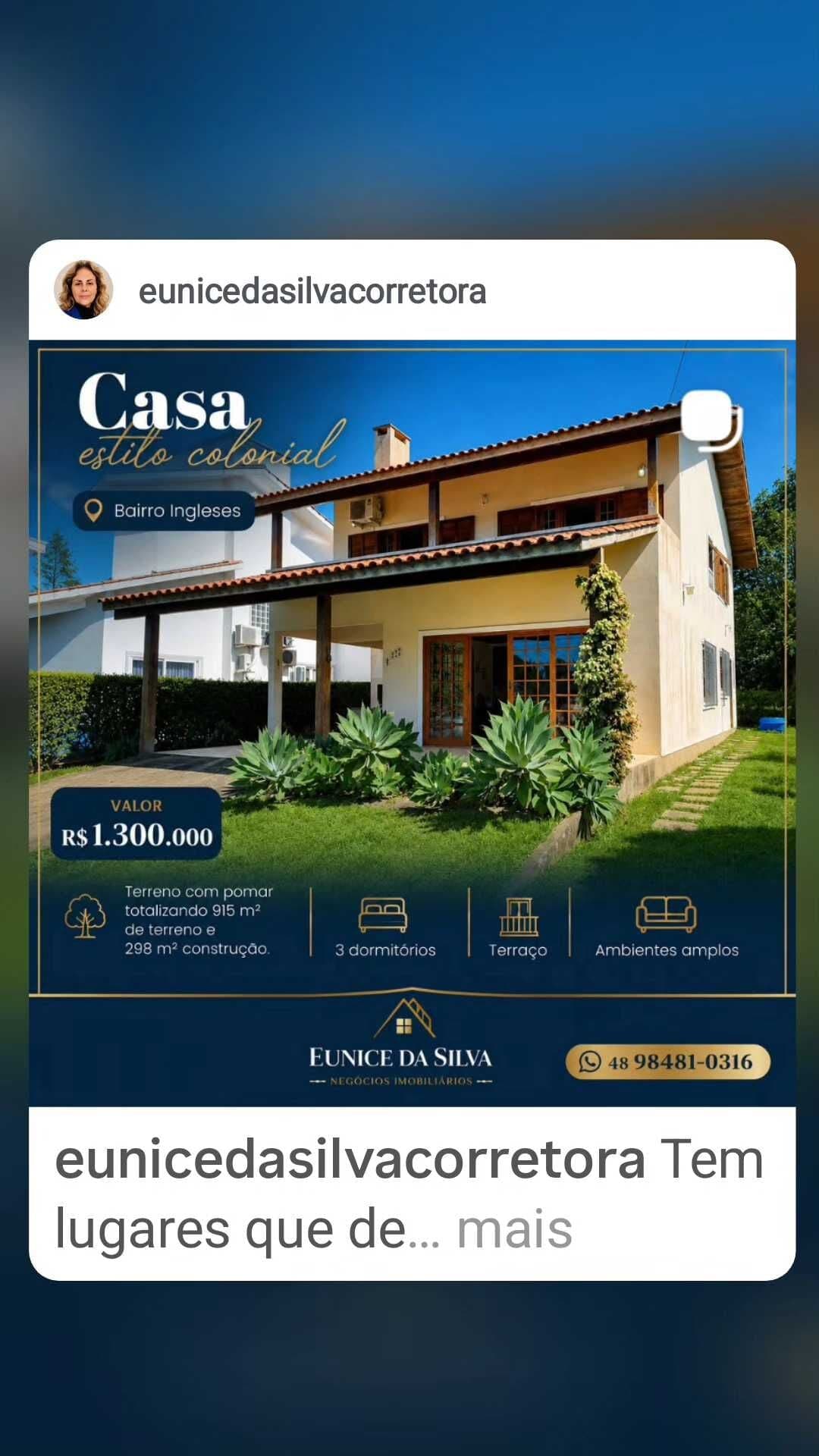 Sítio à venda no bairro Ingleses do Rio Vermelho em Florianópolis/SC