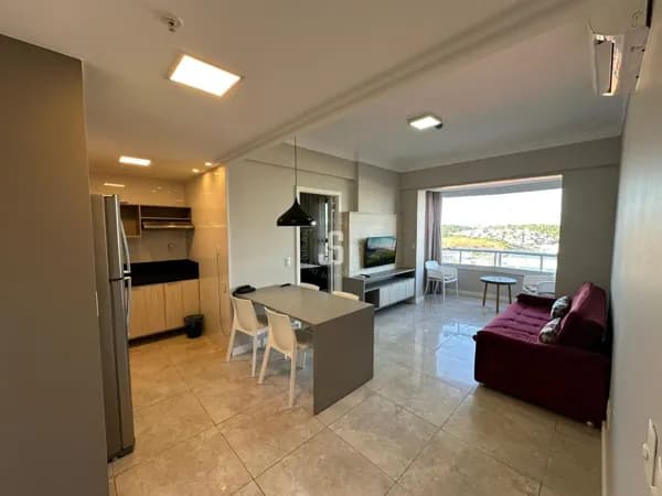 Apartamento 2 suítes à venda no Caminho das Árvores, mobiliado, 64m² e andar alto