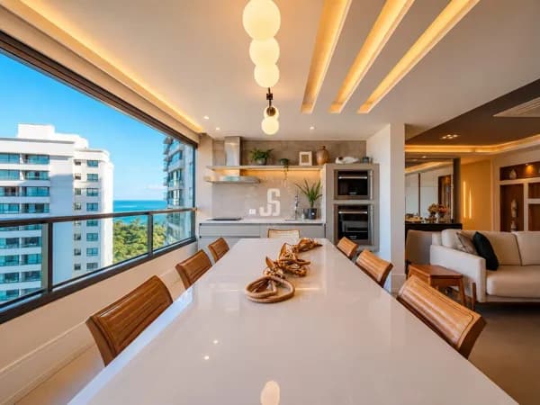 Apartamento 3 suítes à venda no Parque Tropical, Pituaçu, 155m², vista mar e 3 vagas