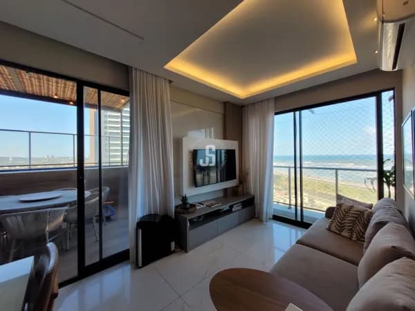 Cobertura 3 quartos à venda em Jaguaribe, vista mar, piscina privativa e 124m²