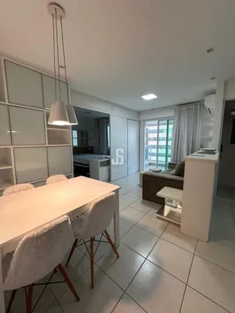 Apartamento 1 quarto à venda no Caminho das Árvores, mobiliado, 45m² e andar alto