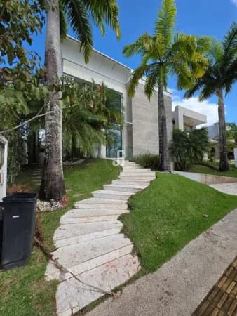 Casa em Condomínio 4 suítes à venda no Alphaville Salvador 2, 580m², piscina e porteira fechada