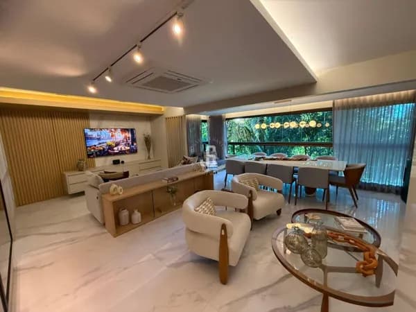 Apartamento 3 suítes à venda em Alphaville I, 143m², nascente e 2 vagas