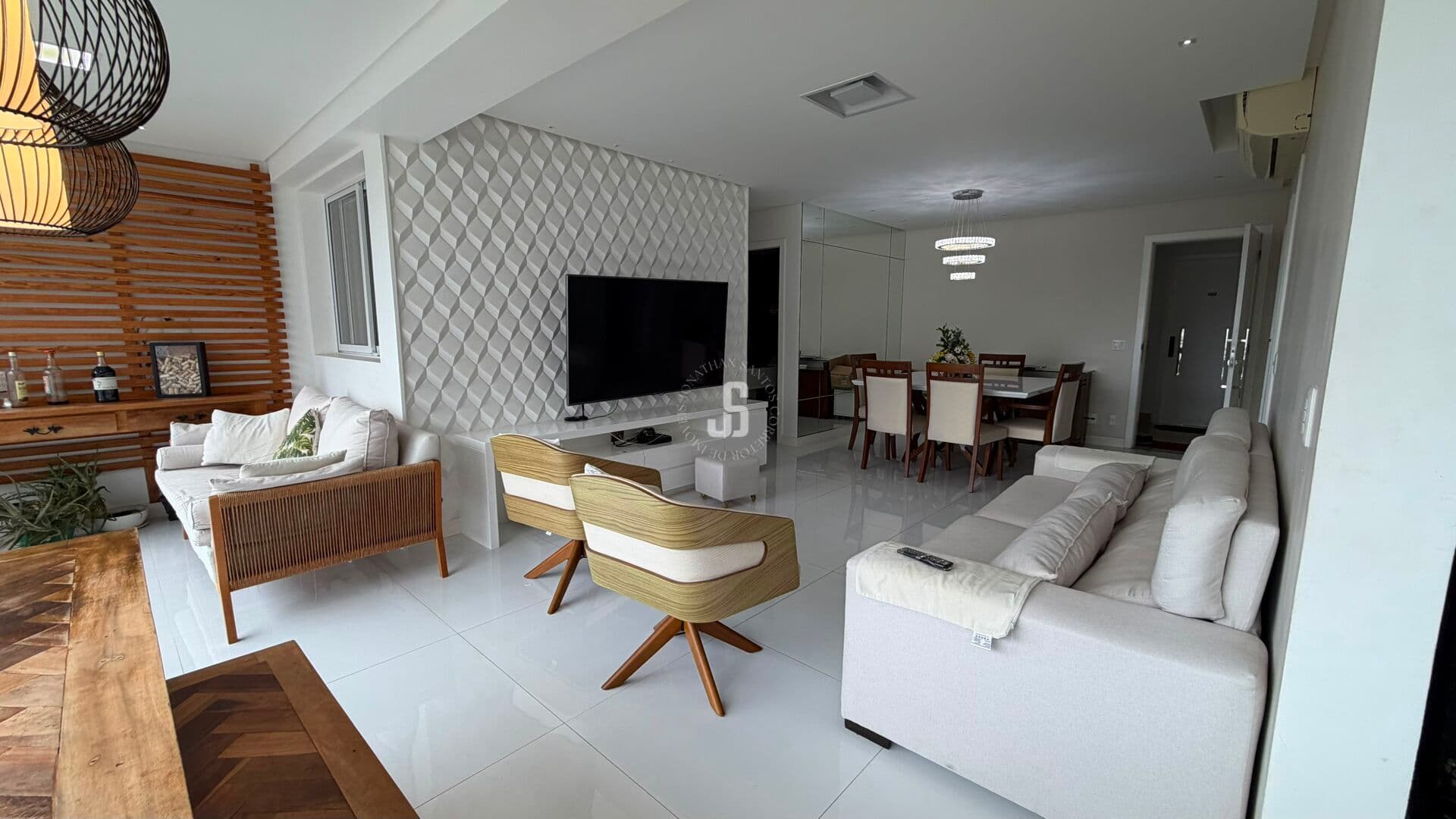 Apartamento 3 suítes à venda em Patamares, 134m², nascente e varanda gourmet