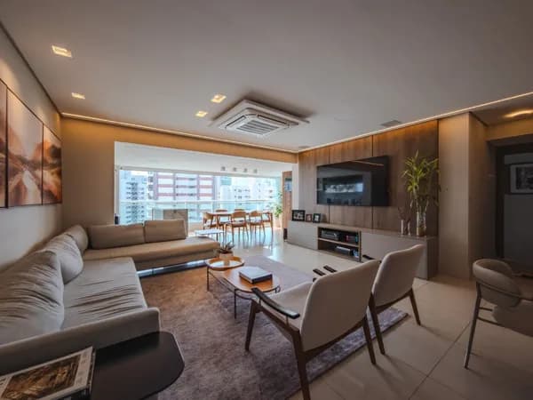 Apartamento 3 suítes à venda no Caminho das Árvores, 150m², nascente e 3 vagas