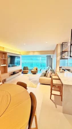 Apartamento 3 suítes à venda em Alphaville I, 142m², andar alto e 3 vagas