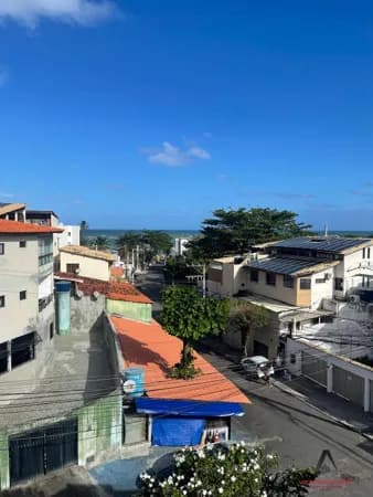 Apartamento 2/4, vista mar e varanda em Piatã