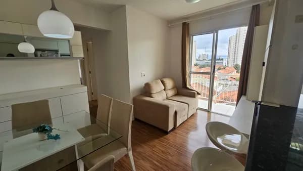 Apartamento Mobiliado para Alugar no Condomínio Único Mogi com 2 Dormitórios