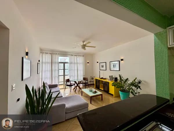 Apartamento amplo na Ladeira da Barra | 120 m² | Nascente | Vista Livre