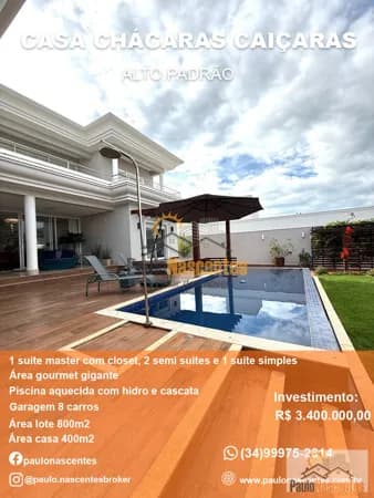 Casa Bairro Chácaras Caiçaras