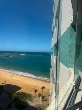 Apartamento vista mar 2 quartos, 1 suíte, 1 vaga, lazer completo na Praia da Costa