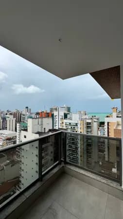 Cobertura Duplex 101m², 2 quartos, 1 suíte, vista mar, 2 vagas