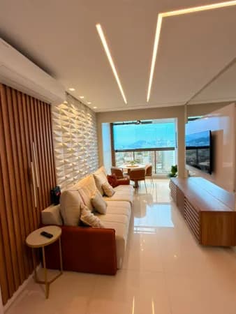 Apartamento 68m², 2 quartos, 1 suíte, montado e decorado, 1 vaga coberta, lazer completo